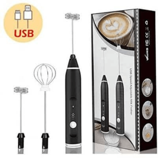 Rechargeable Coffee Beater – USB Electric Milk Frother & Coffee Foam Maker