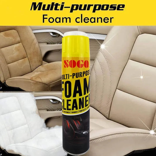 SOGO Multi-Purpose Foam Cleaner 650ml – Powerful Stain Remover for Car, Home & Upholstery