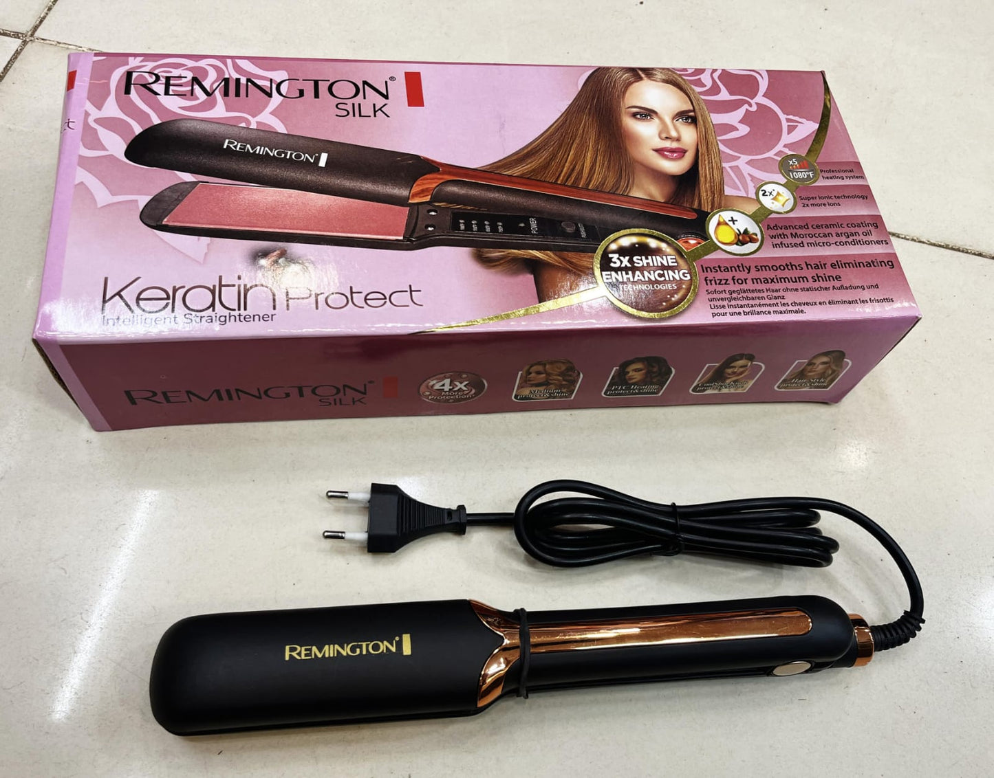 Remington Keratin Protect Hair Straightener – Premium Ceramic Hair Styling Tool