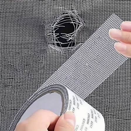 Window Screen Repair Tape – Self-Adhesive Mesh Net Repair Patch for Doors & Windows