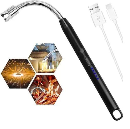 Arc Rechargeable Kitchen Lighter – Type-C USB Electric Plasma Lighter with Metal Body