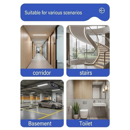 Intelligent E27 Motion Sensor Lamp Holder – 5.8G Radar Sensor Light Socket Converter (AC 110–240V)