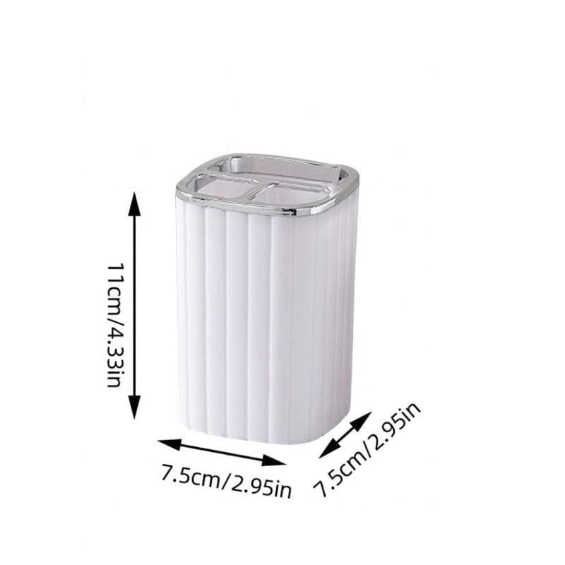 Elite Toothbrush Holder – Wall Mounted Toothbrush & Toothpaste Organizer (Random Color)