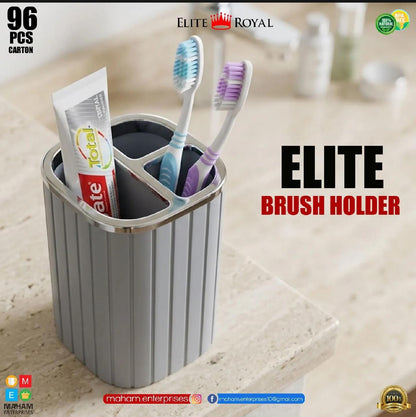 Elite Toothbrush Holder – Wall Mounted Toothbrush & Toothpaste Organizer (Random Color)