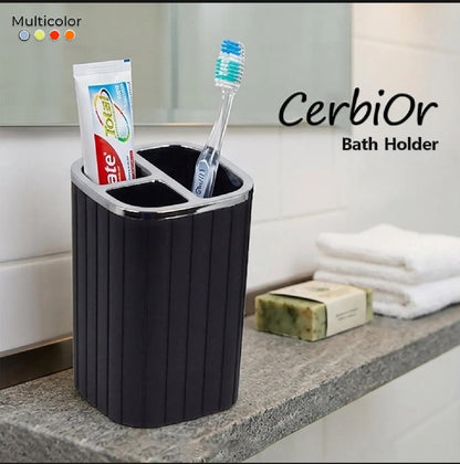 Elite Toothbrush Holder – Wall Mounted Toothbrush & Toothpaste Organizer (Random Color)