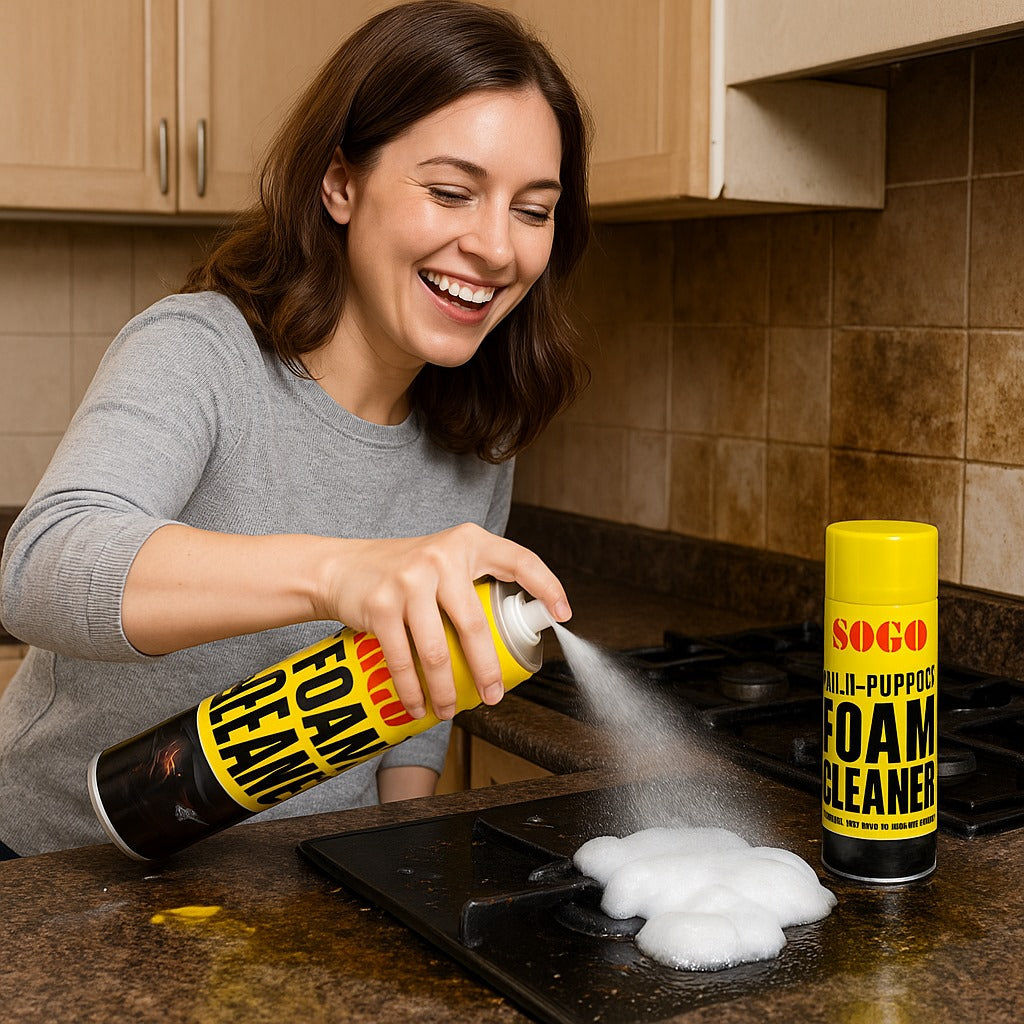 SOGO Multi-Purpose Foam Cleaner 650ml – Powerful Stain Remover for Car, Home & Upholstery