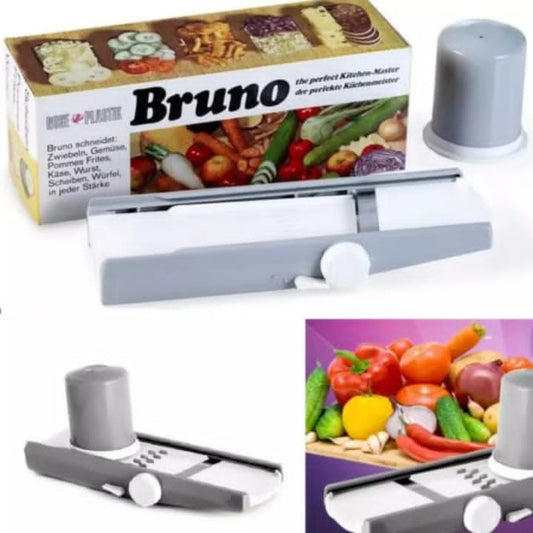 Bruno Vegetable Cutter & Slicer – Multi-Function Kitchen Chopper for Fast Food Preparation