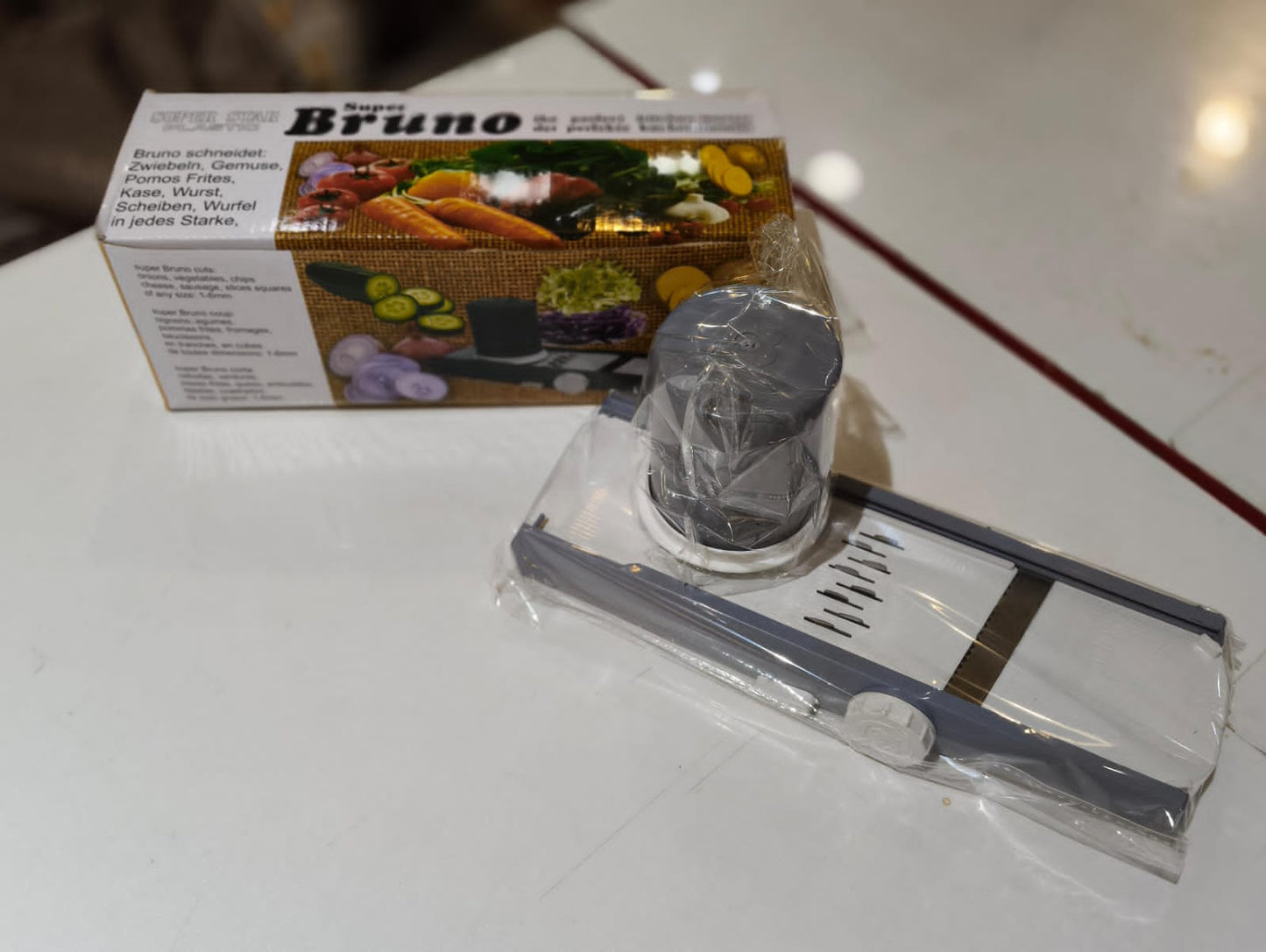 Bruno Vegetable Cutter & Slicer – Multi-Function Kitchen Chopper for Fast Food Preparation