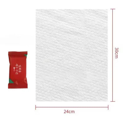 Pack of 20 Mini Compressed Towels – Portable Disposable Travel Coin Tissue Towels