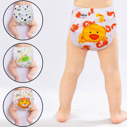 Kids Reusable Baby Diaper & Training Pants – Washable Leak-Proof Potty Training Underwear