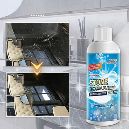 Stone Crystal Plating Agent – Marble, Quartz & Tile Surface Polish & Protective Coating