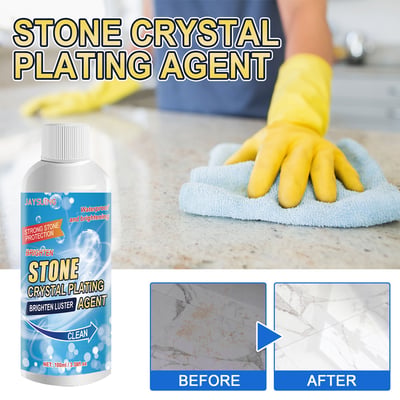 Stone Crystal Plating Agent – Marble, Quartz & Tile Surface Polish & Protective Coating