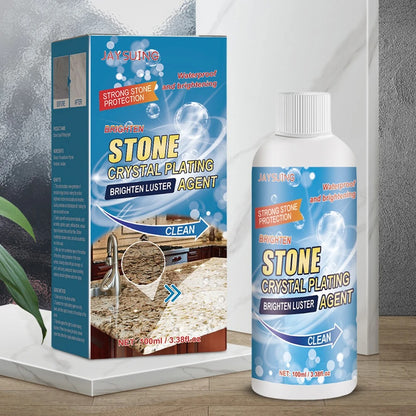 Stone Crystal Plating Agent – Marble, Quartz & Tile Surface Polish & Protective Coating