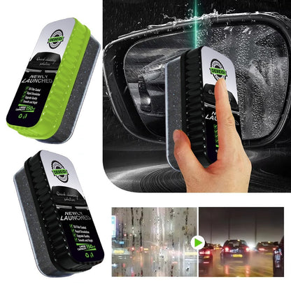 Car Glass Oil Film Remover – Windshield Cleaner for Oil Film, Water Spots & Rain Visibility