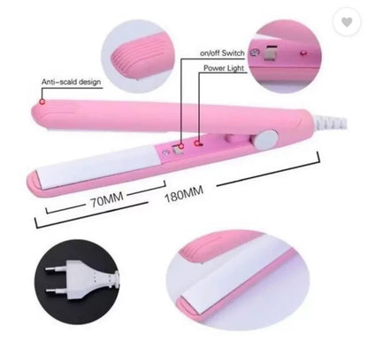 Mini Hair Straightener – Portable Ceramic Hair Straightening Iron for Travel & Daily Styling