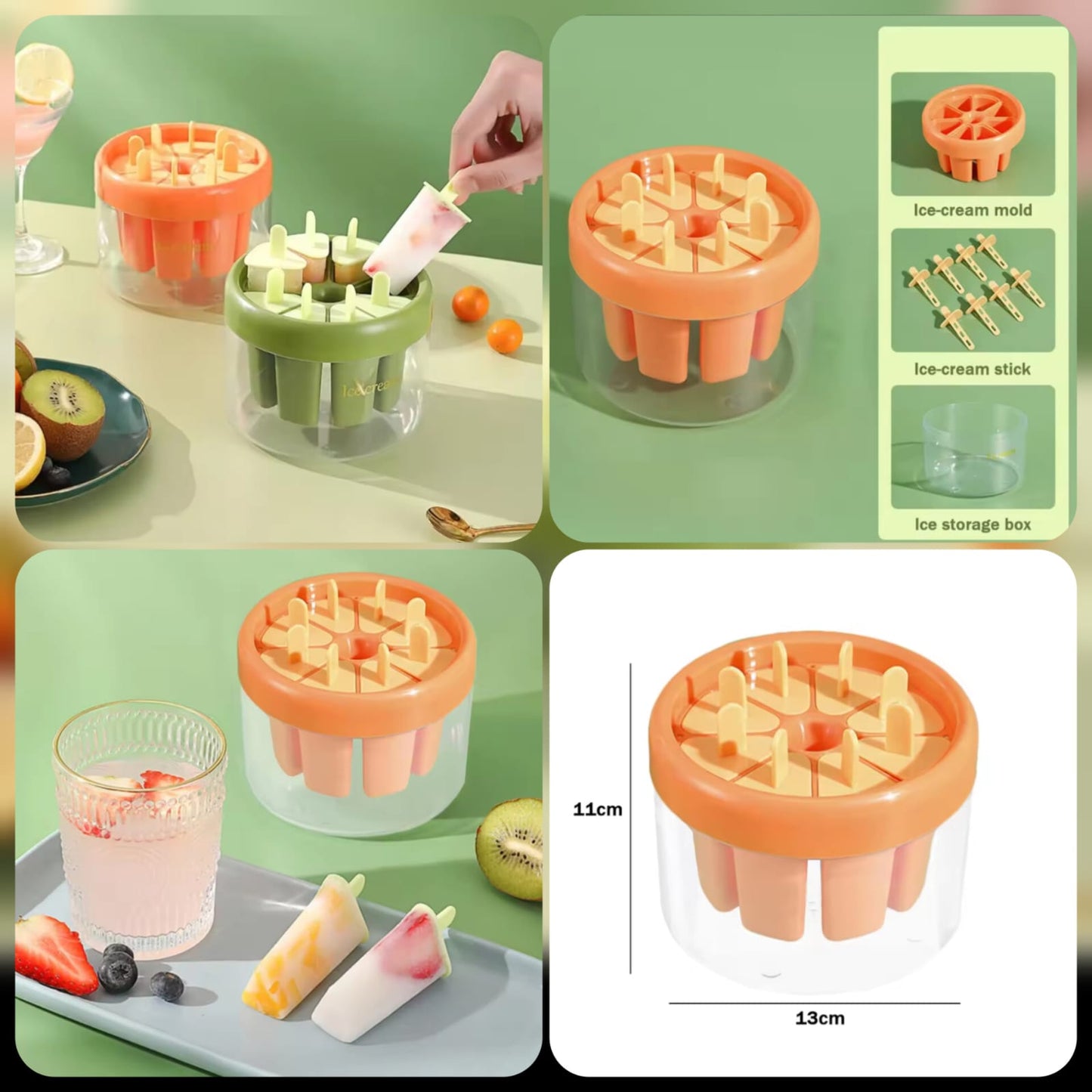 Instant Ice Cream Maker Pan – Homemade Frozen Yogurt, Sorbet & Rolled Ice Cream Machine