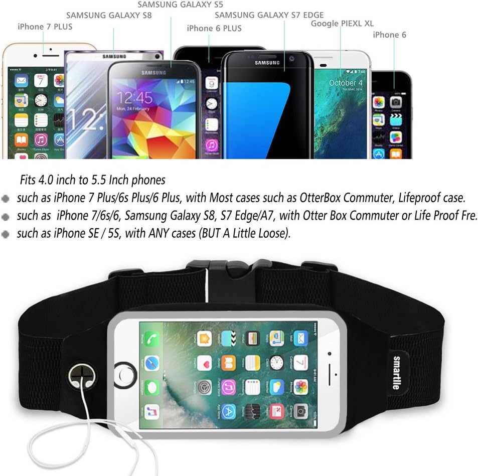 Running Waist Belt Bag – Adjustable Sports Phone Holder & Fitness Waist Pouch