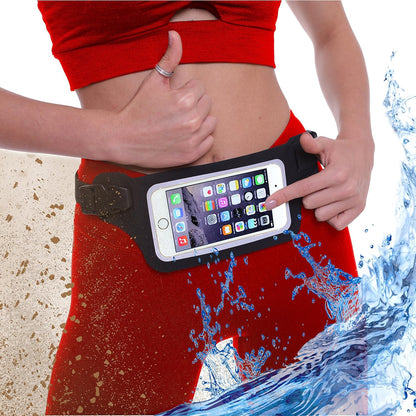 Running Waist Belt Bag – Adjustable Sports Phone Holder & Fitness Waist Pouch