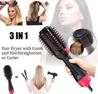 One-Step Hot Air Brush – Hair Dryer, Straightener & Volumizer