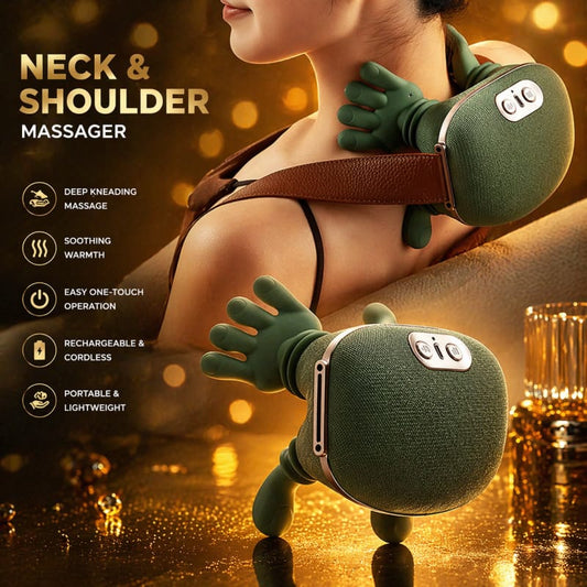 Neck & Shoulder Massager – Electric Deep Tissue Massage Pillow for Relaxation