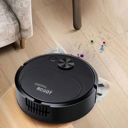 Robot Sweeping & Auto Cleaning Mop – Rechargeable 2-in-1 Floor Sweeper & Wet Mop