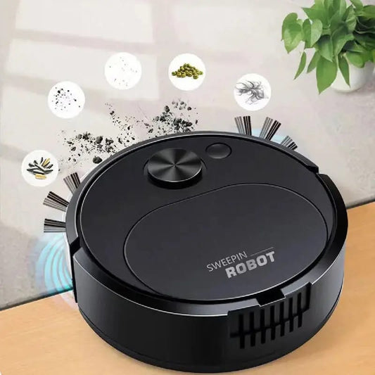 Robot Sweeping & Auto Cleaning Mop – Rechargeable 2-in-1 Floor Sweeper & Wet Mop