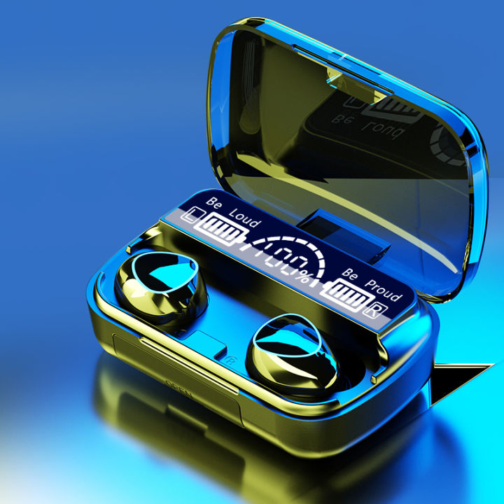 M10 Wireless Earbuds – Bluetooth TWS Earphones with Charging Case