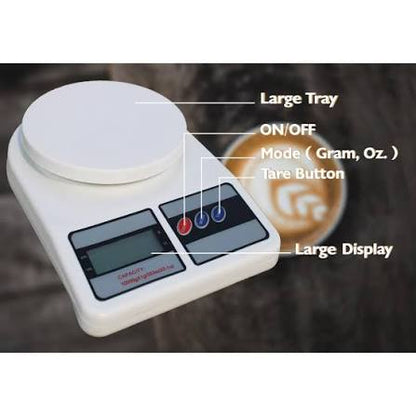 Digital Kitchen Scale 0.1g to 10kg – High Precision Food Weighing Scale with LED Display