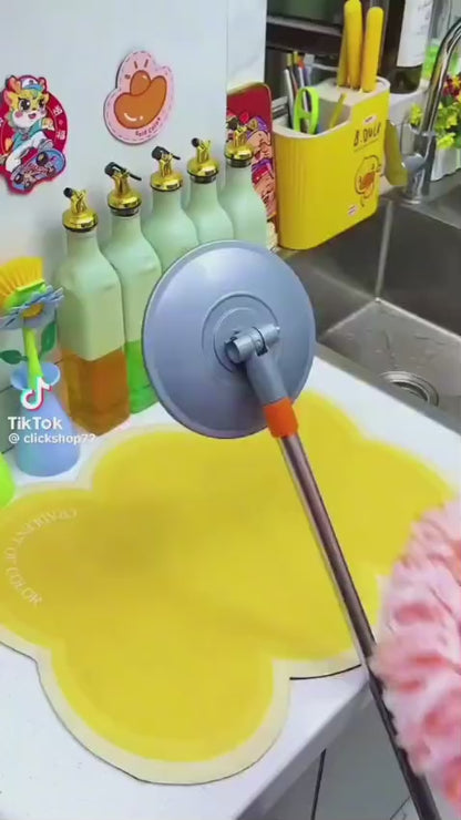 Sunflower Mop – Super Absorbent Microfiber Floor Cleaning Mop with Extendable Handle