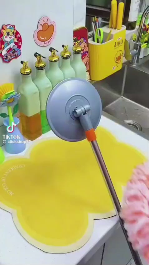 Sunflower Mop – Super Absorbent Microfiber Floor Cleaning Mop with Extendable Handle