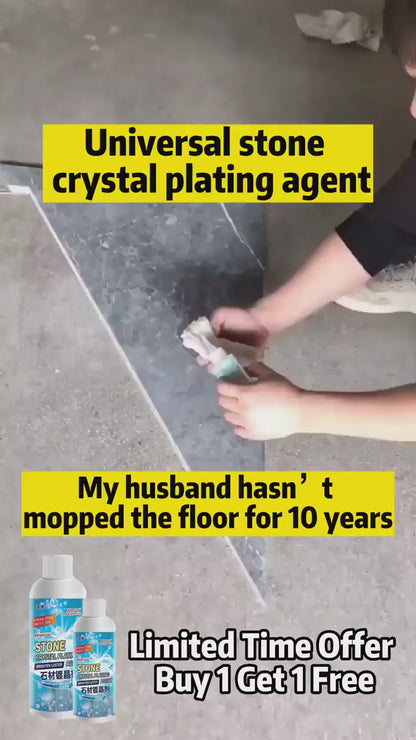 Stone Crystal Plating Agent – Marble, Quartz & Tile Surface Polish & Protective Coating