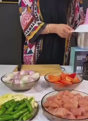 2.0L Premium 4-Blade Manual Push Chopper with Stainless Steel Bowl – Meat & Vegetable Food Processor